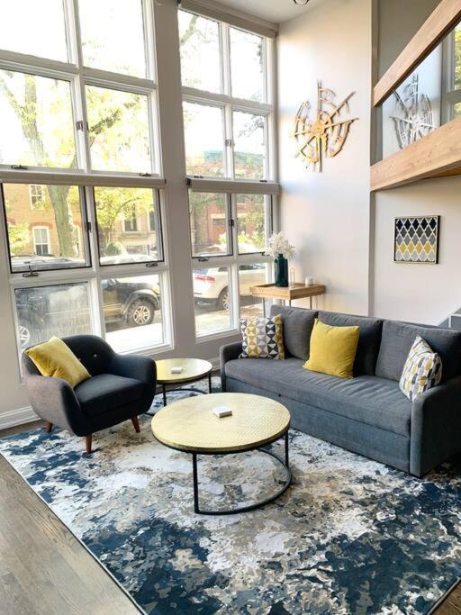 Lincoln Park Light-Filled Loft Apartment Chicago Exterior foto