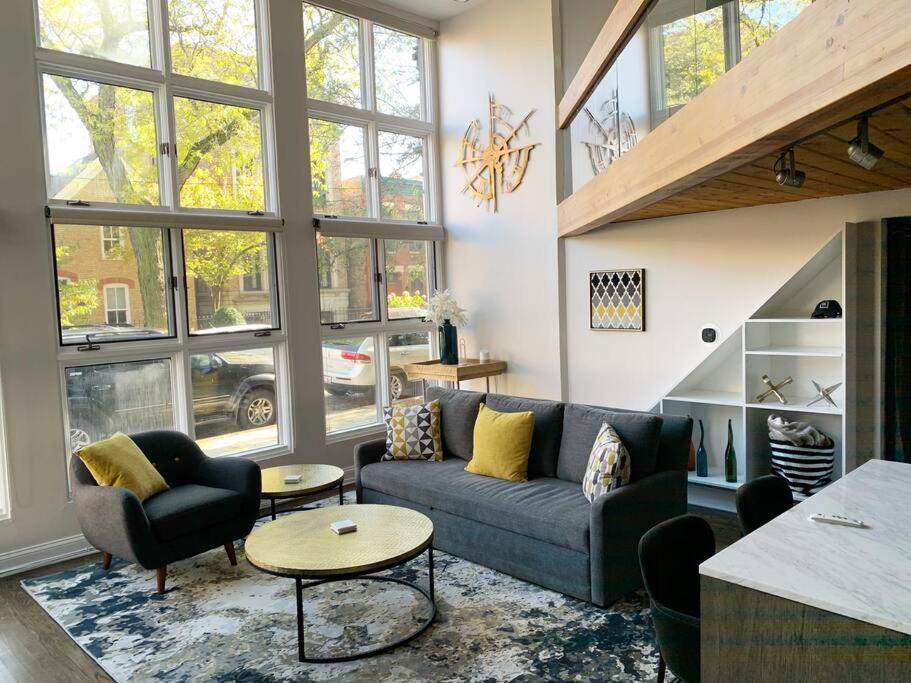 Lincoln Park Light-Filled Loft Apartment Chicago Exterior foto
